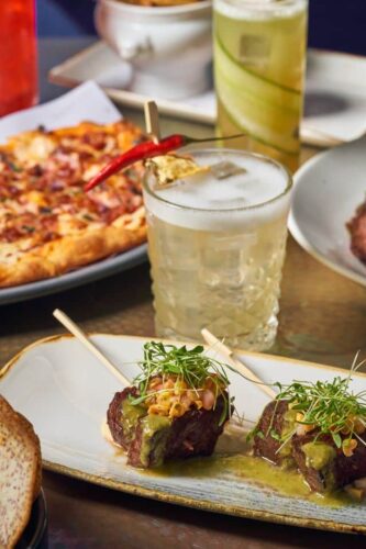 Cocktail and food pairing at Rooftop @1WLO